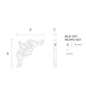 Classical Acanthus applique for doors